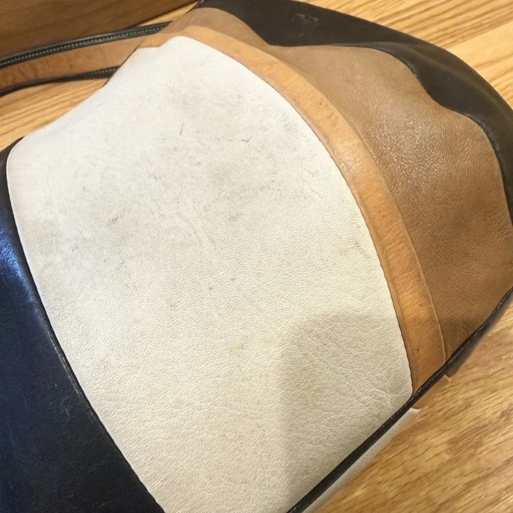 COACH Vintage Y2K Ergo Striped Leather Hobo Bag Shoulder 9298 Limited Edition! - Picture 3 of 6